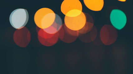 bokeh city abstract