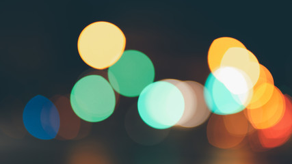 bokeh city abstract