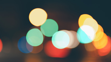 bokeh city abstract