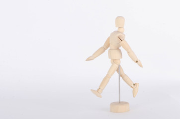 The various poses of mannequin