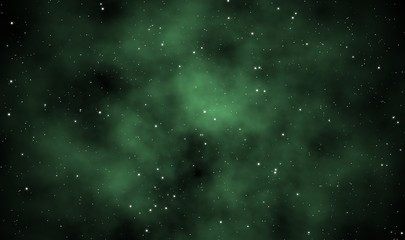 Space scape illustration graphic design background