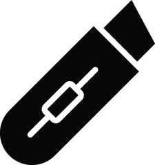 cutter icon isolated vector illustration