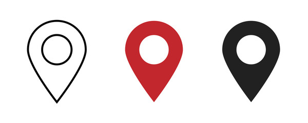 Vector simple pointer icon in flat for your web design.