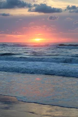 Foto auf Acrylglas Sunset at the beach on Terschelling, the Netherlands. © Marije Kouyzer