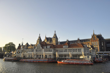 view of the old town of ghent belgium