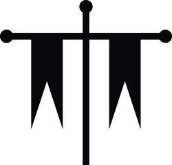 flag icon isolated vector illustration