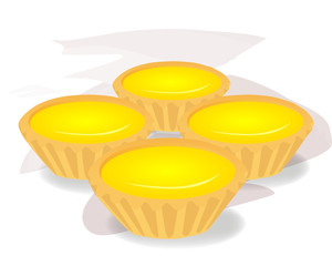 Traditional Asian Egg Tart
