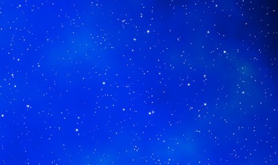 Spacescape galaxy illustration design background