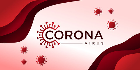 New corona virus design illustration Premium Vector