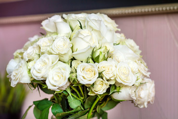 Beautiful Bouquet of White  Roses 