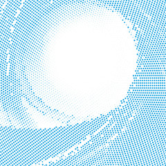 Halftone wave background