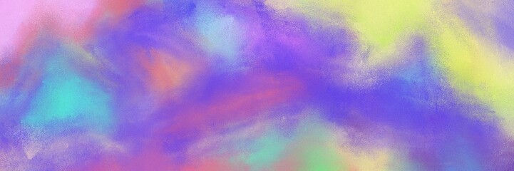 abstract decorative horizontal background banner with medium purple, pastel gray and pastel violet color. can be used as header or banner