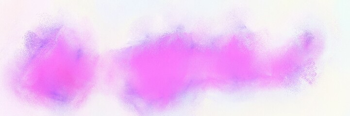 vintage painted art decorative horizontal texture background  with white smoke, violet and plum color. can be used as header or banner