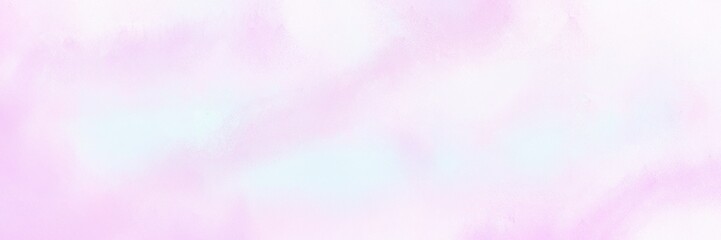 vintage painted art grunge horizontal background with white smoke, lavender and mint cream color. can be used as header or banner © Eigens