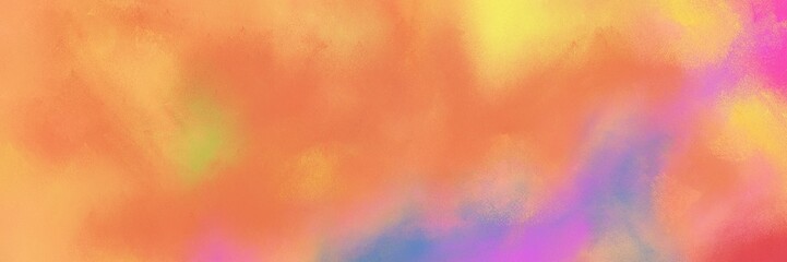 vintage painted art aged horizontal background with sandy brown, pastel violet and khaki color. can be used as header or banner