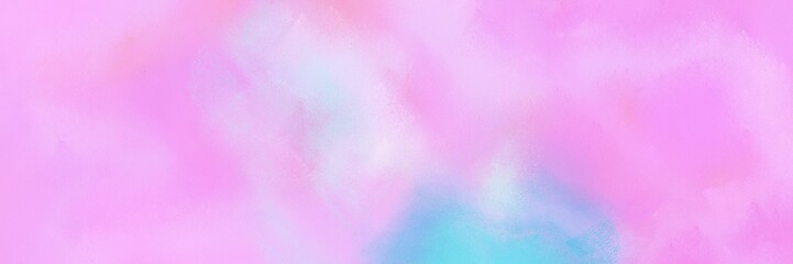 painted decorative horizontal texture background  with plum, sky blue and lavender color. can be used as header or banner