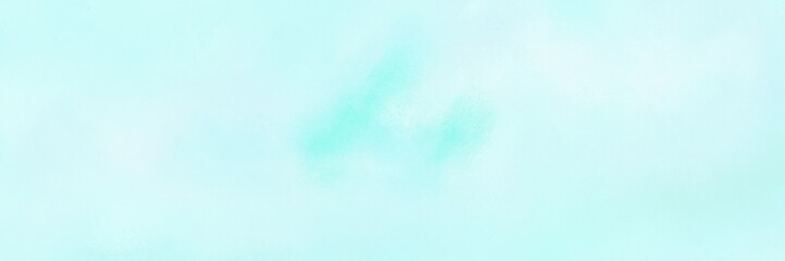 painted old horizontal background with light cyan, pale turquoise and alice blue color. can be used as header or banner