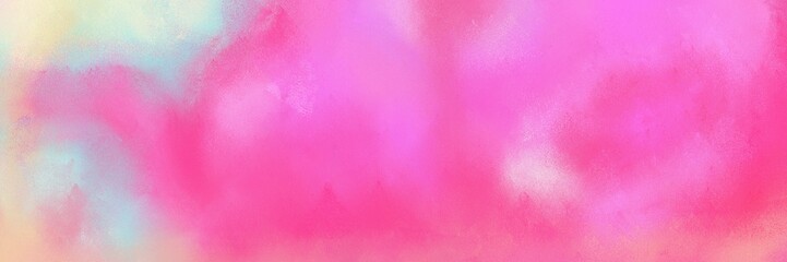 abstract aged horizontal background design with hot pink, light gray and pastel magenta color. can be used as header or banner
