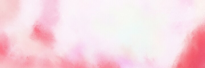abstract grunge horizontal banner with linen, lavender blush and light coral color. can be used as header or banner