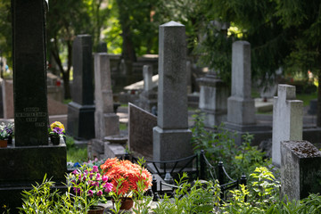 Lychakiv Cemetery in Lviv, Ukraine
