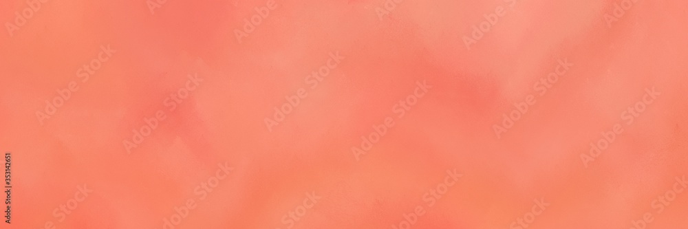 Poster abstract decorative horizontal banner with salmon, dark salmon and light salmon color. can be used a