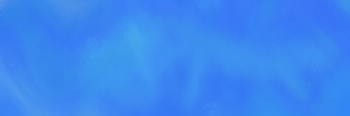 painted grunge horizontal background with dodger blue, corn flower blue and light blue color. can be used as header or banner