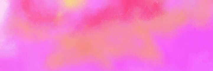 painted retro horizontal background design with violet, pastel magenta and light coral color. can be used as header or banner