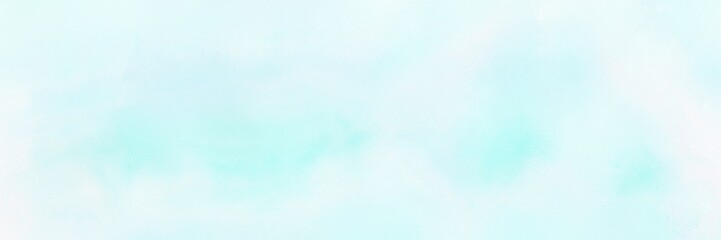 vintage painted art antique horizontal design with light cyan, pale turquoise and alice blue color. can be used as header or banner