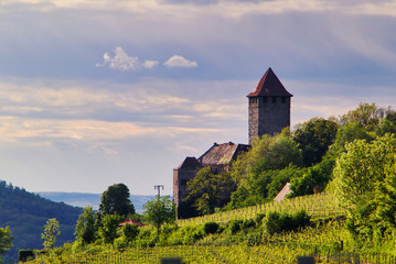 The Castle Lichtenberg in Oberstenfeld, Baden-W&uuml;rttemberg, Germany, Europe