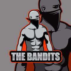 The Bandits Mascot Esport  Logo Design