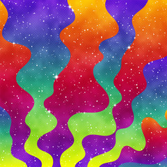 Gradient Fluid geometric creative background