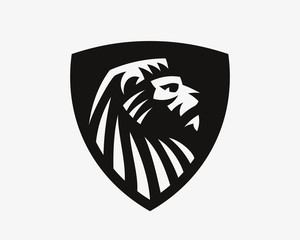 Lion modern logo. King emblem design editable for your business. Lion vector illustration.