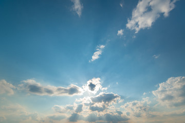 Niebo, piękne białe chmury  © kudlacz1984