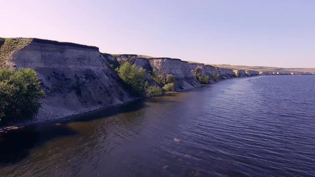 Near the steep Bank of the river
