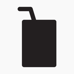 Drink Icon Vector Solid Style