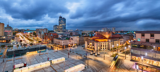Katowice panorama © Radosław Dybała