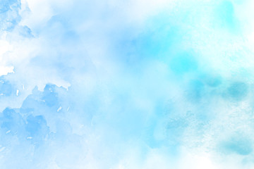 Blue vector abstract watercolor background