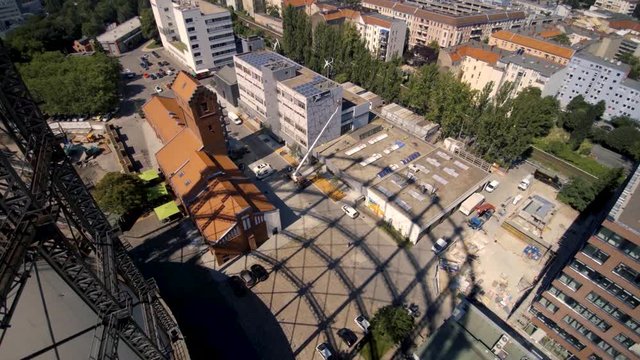 Gasometer Berlin und der Euref Campus