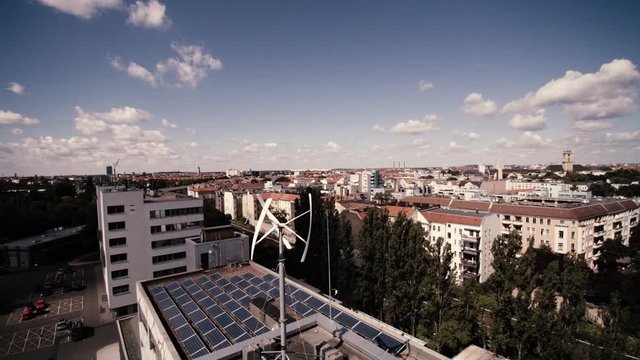 Gasometer Berlin und der Euref Campus