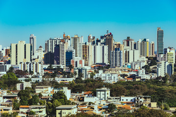 Fototapeta na wymiar Vista panorâmica de Divinópolis, Minas Gerais, Brasil