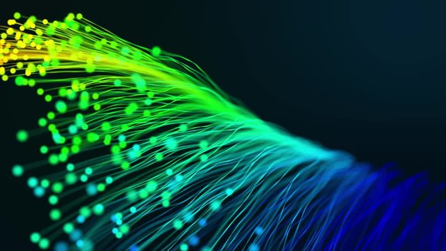 Colorful particle background is a spectacular motion graphics background.