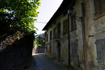 Fototapeta na wymiar Italy, the charming village of Polcenigo in the Friuli Venezia Giulia region