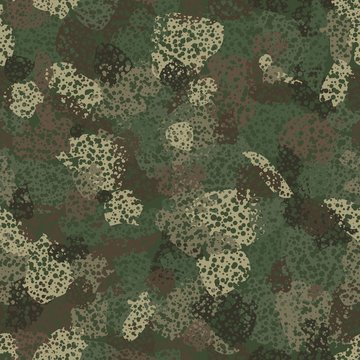 Camouflage pattern background. Classic clothing style masking camo repeat print