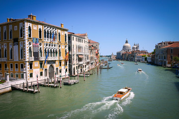 Fototapeta na wymiar beautiful view of the Gran Canale, Venice