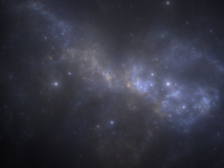 Fototapeta na wymiar Stars and nebula 25