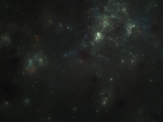 Fototapeta na wymiar Stars and nebula 6