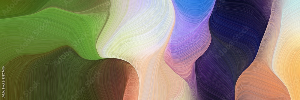 Poster elegant graphic background with pastel gray, dark slate gray and medium purple color. elegant curvy 
