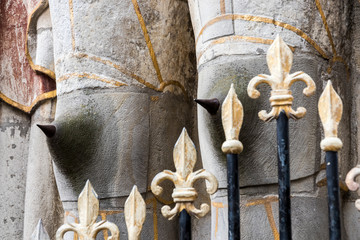 Bremen, Germany. The Bremen Roland, a statue of Roland (a Frankish military leader under Charlemagne) erected in 1404. Market square (Rathausplatz) © J. Ossorio Castillo