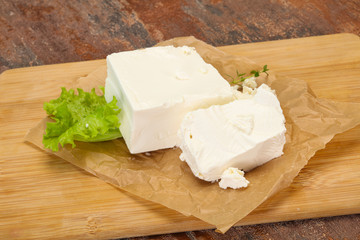 Greek traditional Feta soft cheese