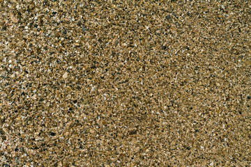 Texture of wet grained sand 